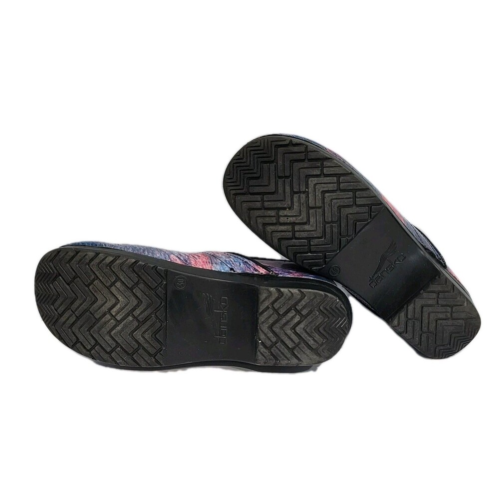 Dansko Size 40 Professional Clogs Nursing Medical Cotton Candy Patent Leather - Picture 4 of 7